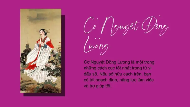 Cơ Nguyệt Đồng Lương được đánh giá là một trong những cách cục tốt nhất