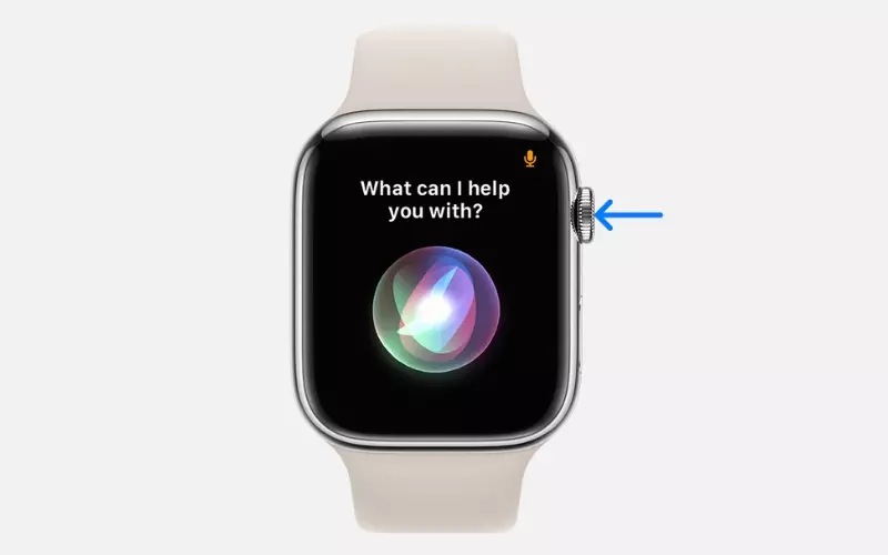 Tính năng Digital Crown giúp bạn có thể nói chuyện với Siri