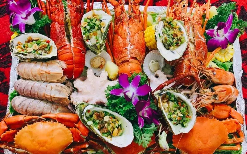 Các món hải sản có những cách chế biến đa dạng