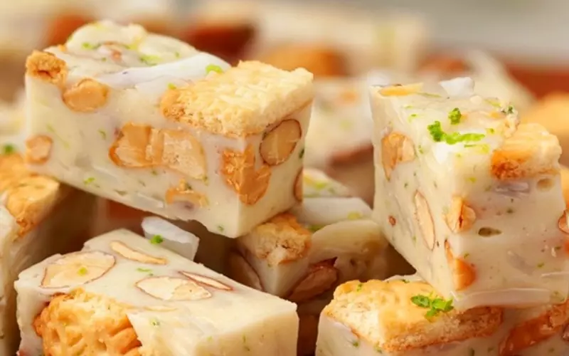 Nougat sữa dừa cà phê rất được ưa chuộng