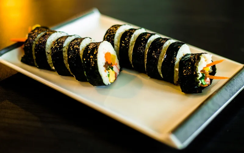 Kimbap Weonjo sở hữu nhiều nguyên liệu đa dạng