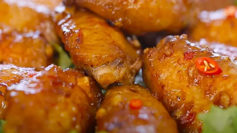 Cánh gà nướng ngũ vị hương