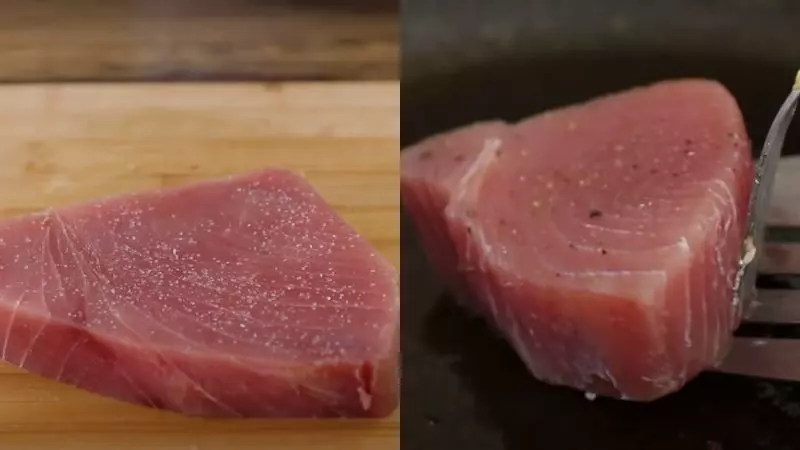 Áp chảo cá ngừ