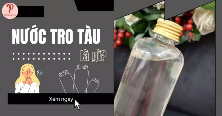 nước tro tàu là gì