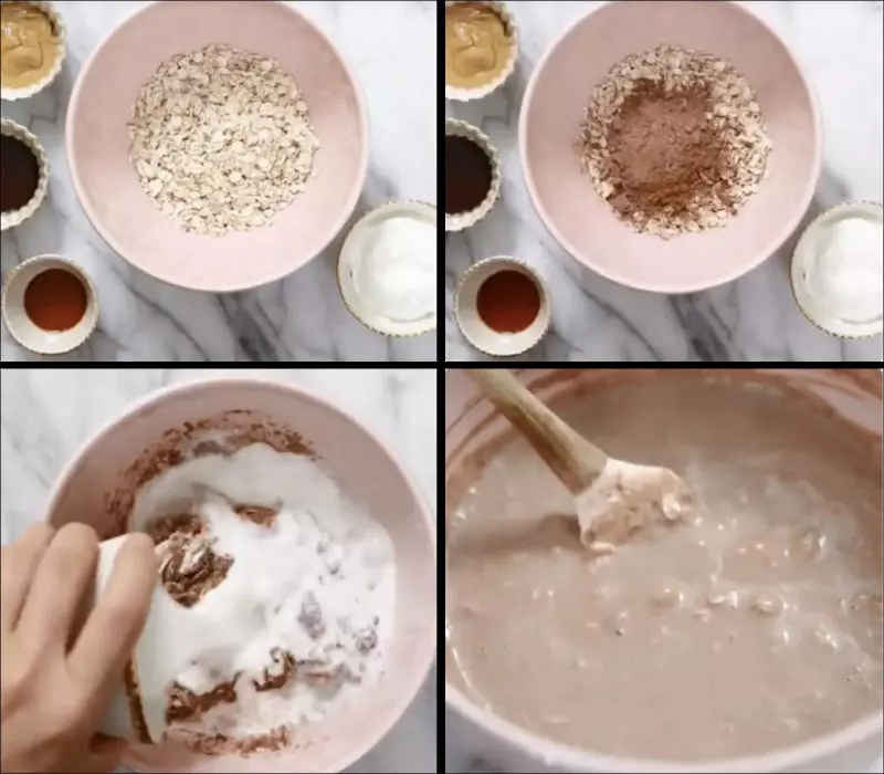 Trộn đều các nguyên liệu