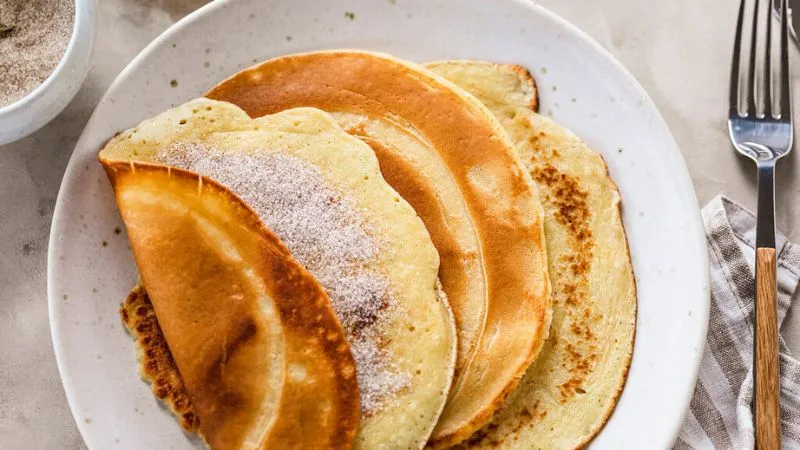 Pancake Đức là một trong số ít phiên bản pancake có kích thước lớn