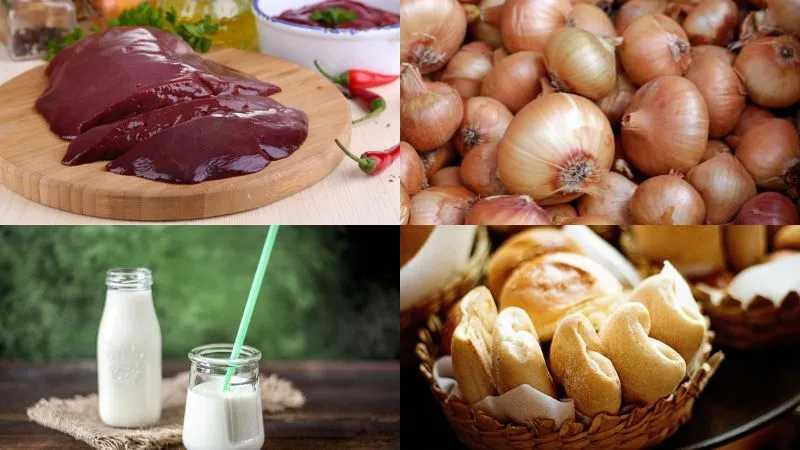 Các nguyên liệu chính để làm pate gan gà