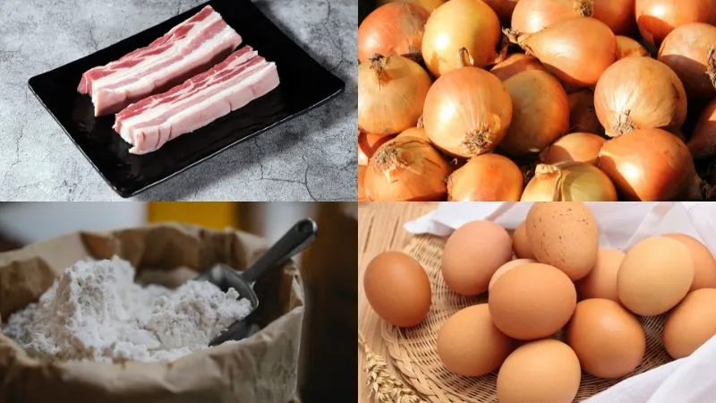 Các nguyên liệu chính để làm pate heo
