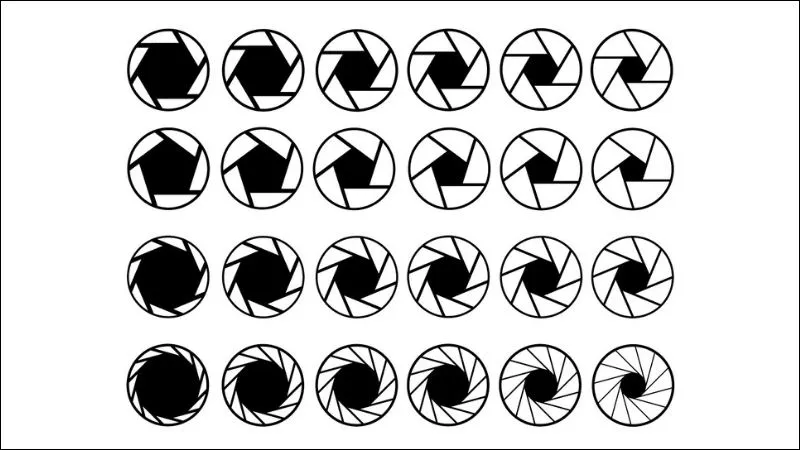 Khẩu độ (Aperture) là độ mở của ống kính, cho phép một lượng ánh sáng phù hợp đi qua