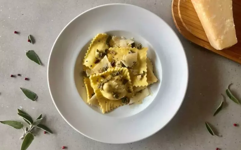 Một đĩa Ravioli vô cùng hấp dẫn