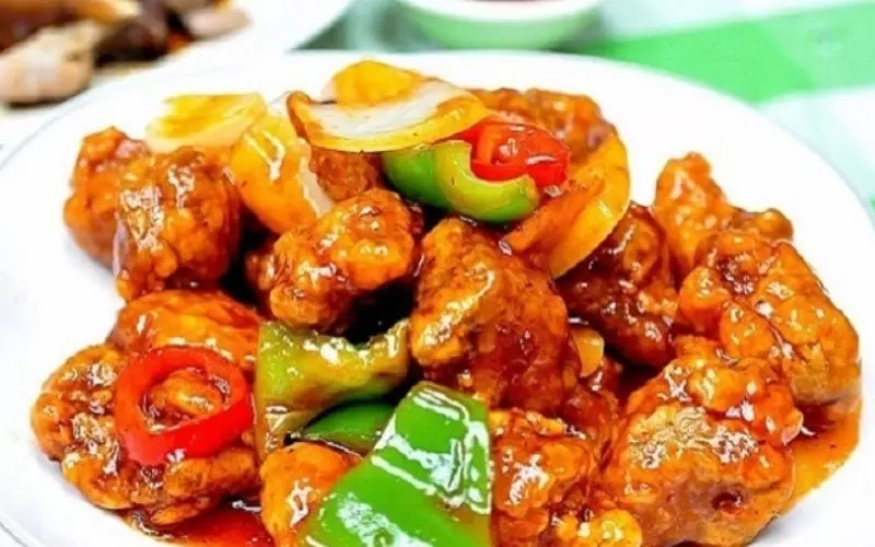 Sụn gà sốt me thơm ngon