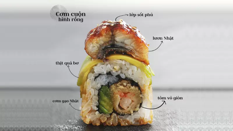 Sushi cuộn rồng