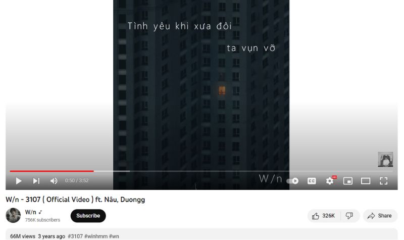 Mức độ lan truyền của 3017 trong giới trẻ