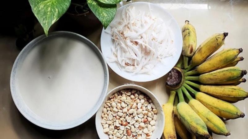 Nguyên liệu làm kem chuối