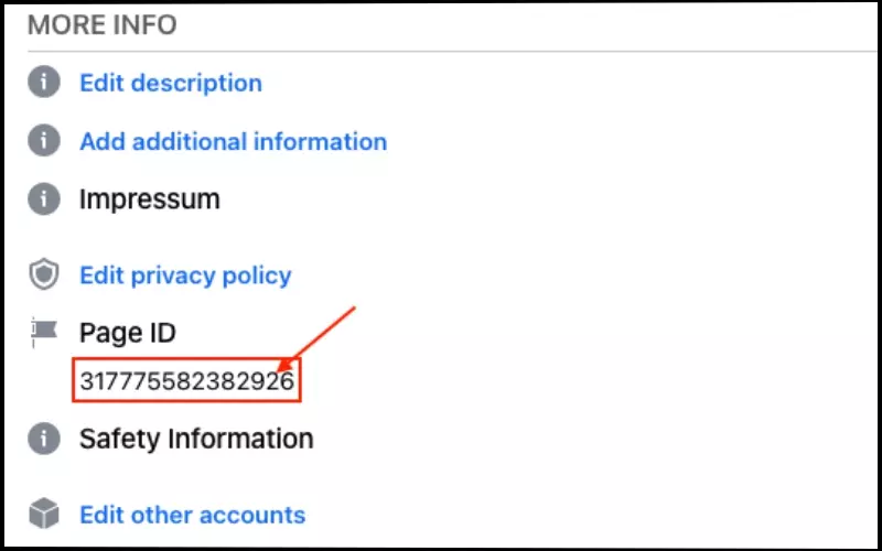 Facebook ID là một dãy mã số riêng biệt, không bị trùng lặp