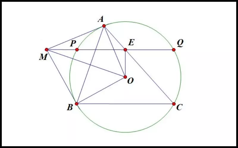 Cách chứng minh trung điểm hình tròn của lớp 9