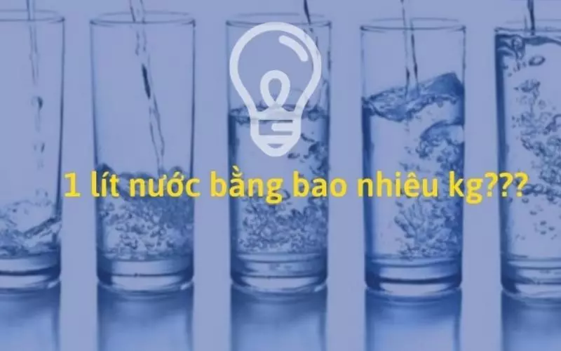 Với điều kiện nước lẫn tạp chất hoặc ở nhiệt độ, áp suất khác nhau, tỷ lệ chuyển đổi nước sang kg hay tấn có thể bị thay đổi