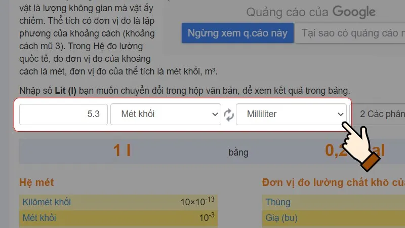 Nhập số lượng muốn chuyển
