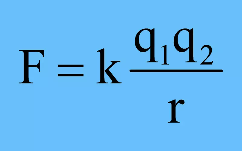 Công thức của định luật Coulomb