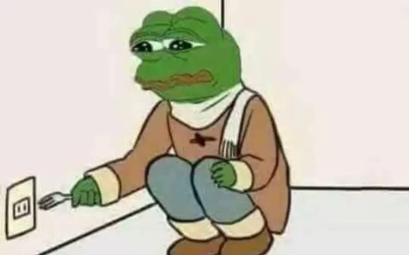 Meme ếch Pepe buồn