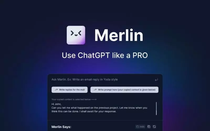 Merlin là một tiện ích liên quan với sự phát triển của ChatGPT