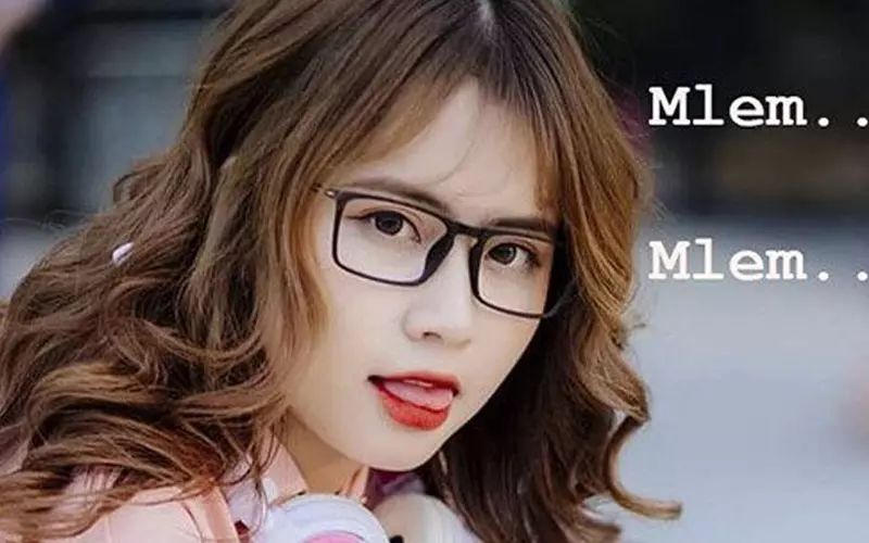 Mlem được sử dụng với ý nghĩa xấu trên mạng xã hội