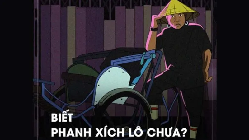 Cụm từ phanh xích lô tạo nên sự hài hước và thú vị