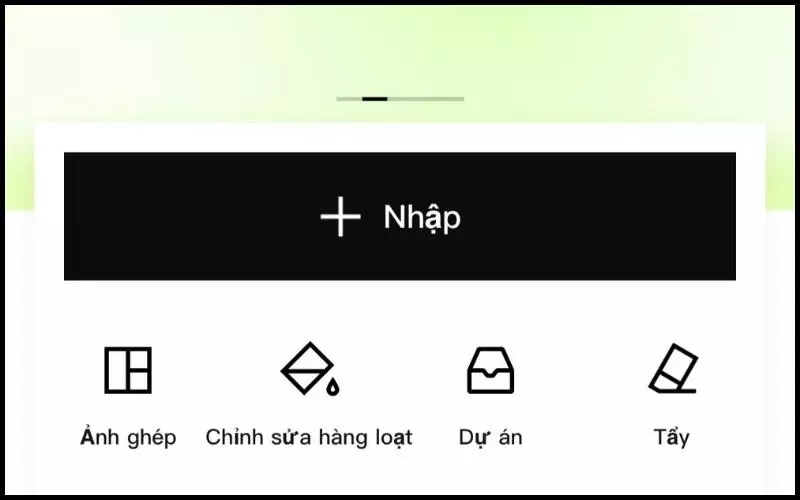 Tùy chỉnh ảnh có sẵn, là các tùy chỉnh mẫu bao gồm màu, chữ, hiệu ứng đã có sẵn