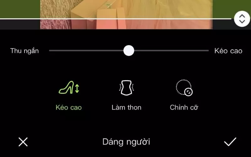 Công cụ làm thon gọn và kéo chân giúp tấm ảnh trở nên hoàn hảo hơn