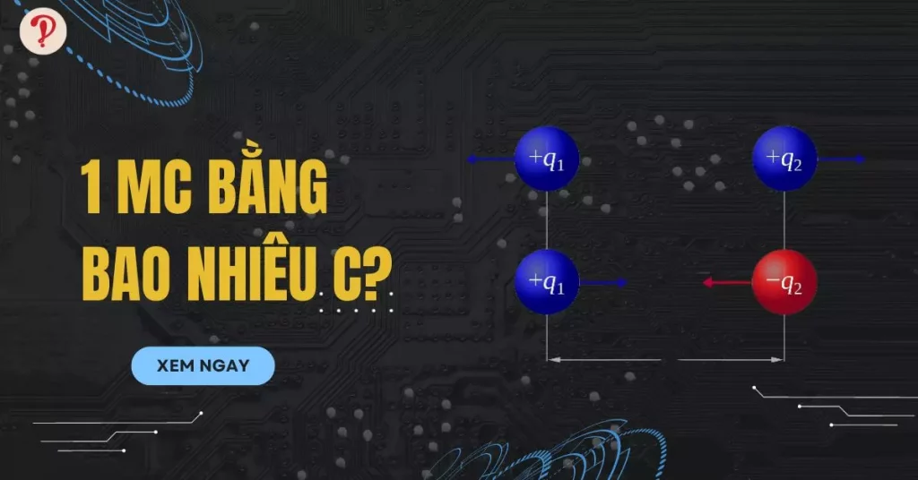 1mC bằng bao nhiêu C