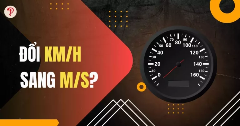 đổi km/h sang m/s,