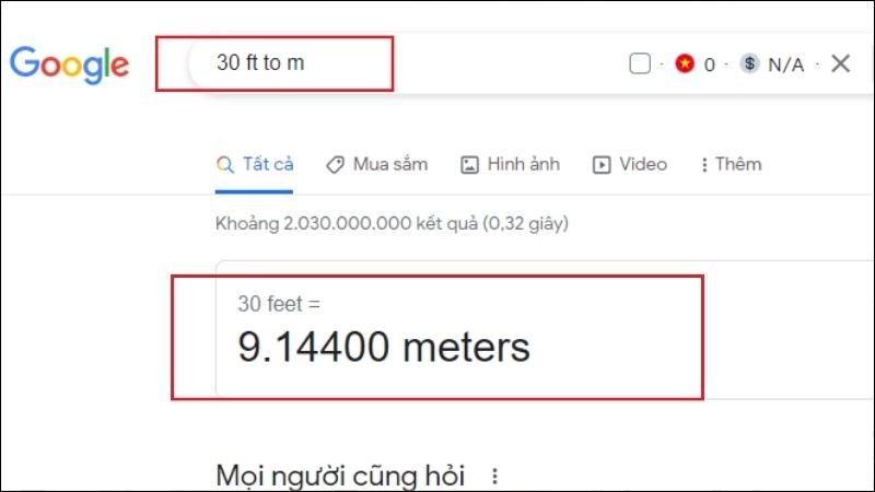Nhập cú pháp vào trang chủ Google